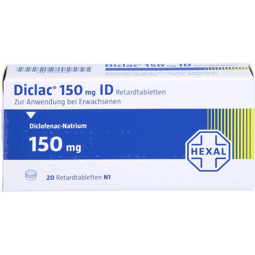 DICLAC 150 ID, 20 st, HEXAL AG