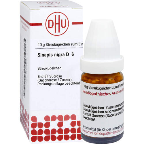 SINAPIS NIGRA D 6, 10 g, Dhu-Arzneimittel GmbH & Co. KG