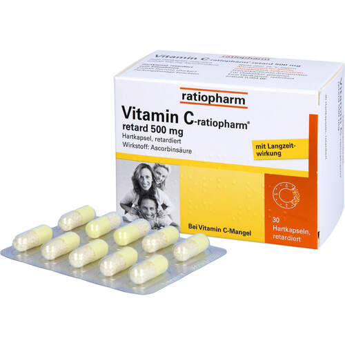 VITAMIN C-ratiopharm retard 500mg, 30 Stk., ratiopharm GmbH