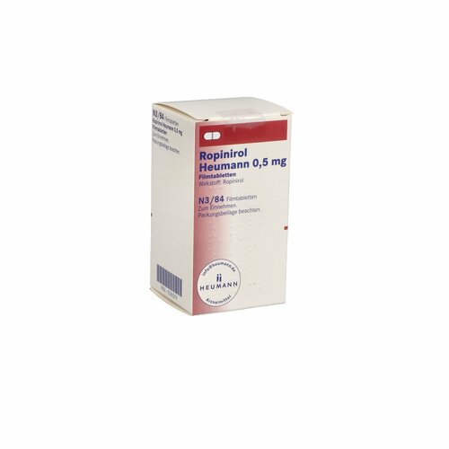 Ropinirol Heumann 0.5 mg Filmtabletten, 84 Stk., Heumann Pharma GmbH & Co. Generica KG