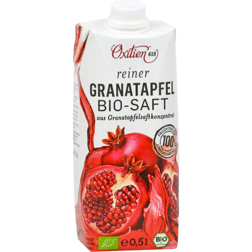 SAFT-FIT Bio-Granatapfelsaft, 0,5 l, Solutions Vertriebs GmbH