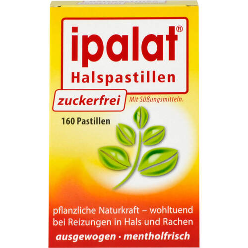 IPALAT Halspastillen zuckerfrei, 160 Stk., Dr. Pfleger Arzneimittel GmbH