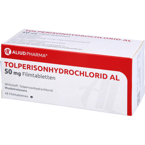 Tolperisonhydrochlorid AL 50mg Filmtabletten, 48 Stk., Aliud Pharma GmbH