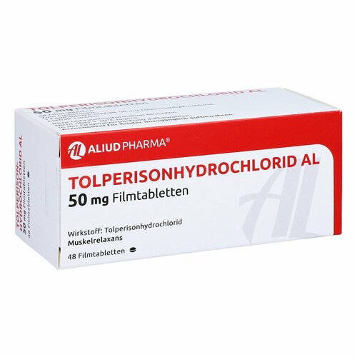 Tolperisonhydrochlorid AL 50mg Filmtabletten, 48 ST, Aliud Pharma GmbH