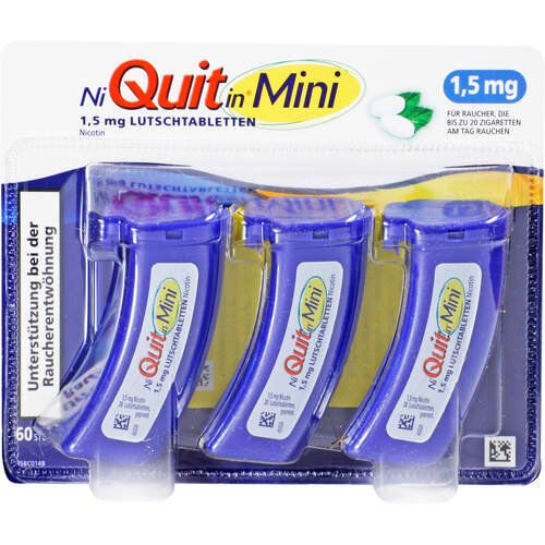 NiQuitin Mini 1.5mg, 60 Stk., Perrigo Deutschland GmbH