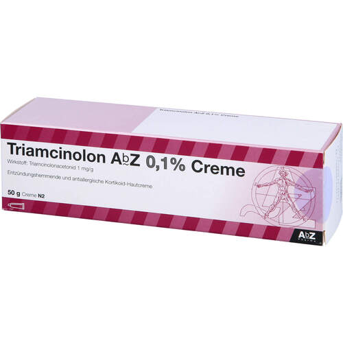 Triamcinolon AbZ 0.1% Creme, 50 g, Abz Pharma GmbH Triamcinolon AbZ 0.1% Creme, 50 g, Abz Pharma GmbH