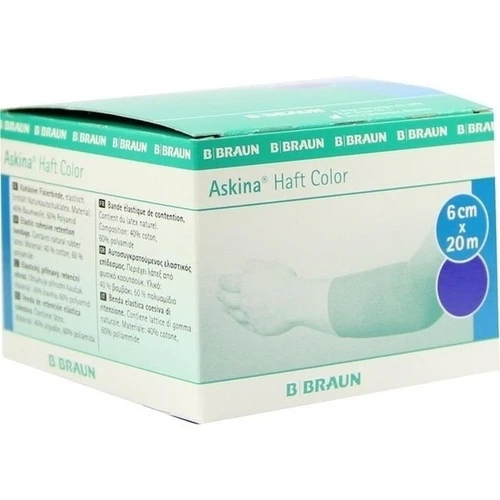 Askina Haft Color blau 6cmx20m, 1 Stk., B. Braun Melsungen AG