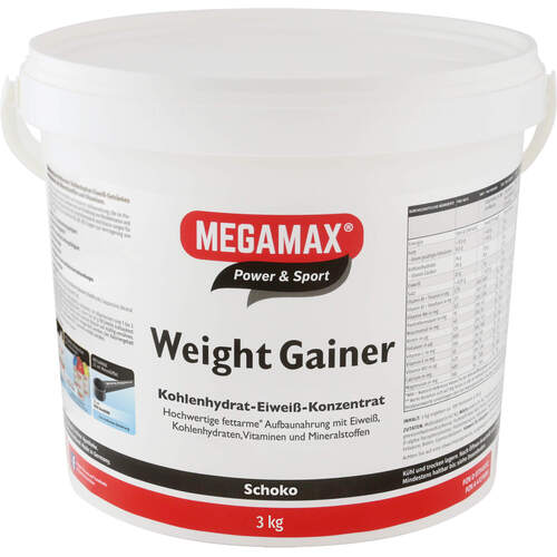 WEIGHT GAINER SCHOKO MEGAMAX, 3000 g, Megamax B.V.