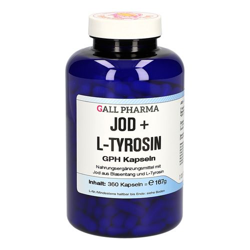 Jod + L-Tyrosin GPH Kapseln, 360 Stk., Hecht-Pharma GmbH
