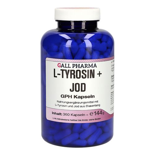 L-Tyrosin+Jod GPH Kapseln, 360 Stk., Hecht-Pharma GmbH