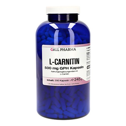 L-CARNITIN 500 mg GPH Kapseln, 290 Stk., Hecht-Pharma GmbH