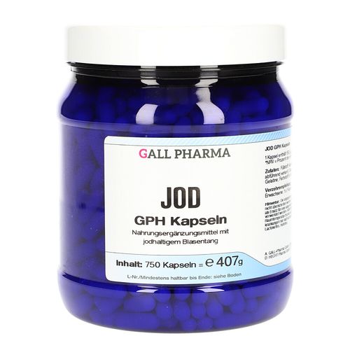 Jod GPH Kapseln, 750 Stk., Hecht-Pharma GmbH