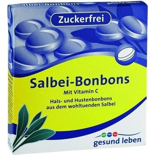 GESUND LEBEN Salbeibonbons zuckerfr., 37 g, GEHE Pharma Handel GmbH