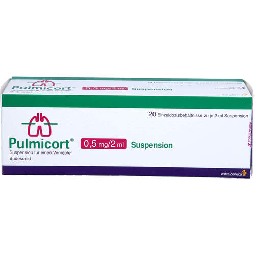 Pulmicort 0.5mg/2ml Suspension zur Inhalation, 20x2 ml, AstraZeneca GmbH