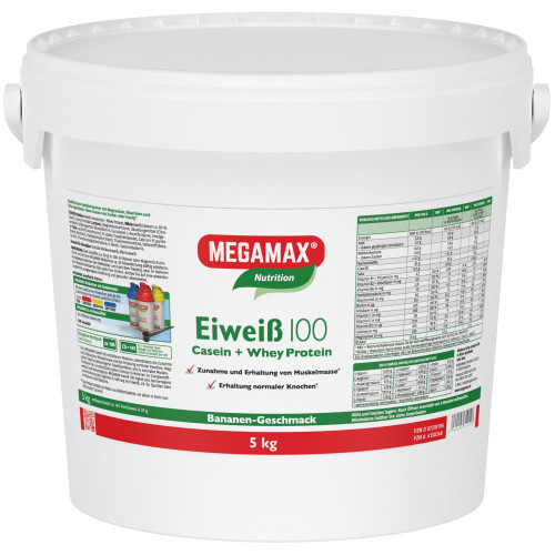 EIWEISS 100 BANANE MEGAMAX, 5000 g, Megamax B.V.