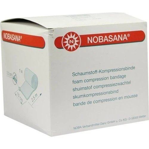 NOBASANA 2.5MX10CM 0.3CM STARK SCHAUMSTOFFBINDE, 1 ST, Nobamed Paul Danz AG