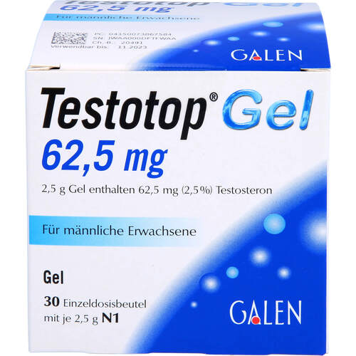 Testotop Gel 62.5mg, 30 Stk., Galenpharma GmbH