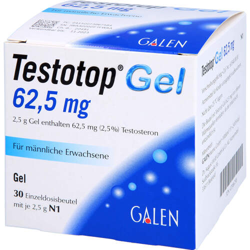 Testotop Gel 62.5mg, 30 Stk., Galenpharma GmbH