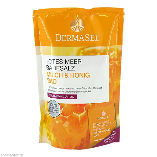 DermaSel Totes Meer Badesalz + Milch & Honig SPA, 1 P,  MCM KLOSTERFRAU Vertr. GmbH 