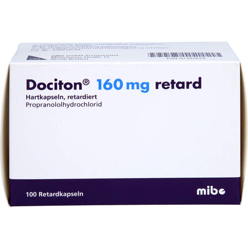 DOCITON 160MG RETARD, 100 ST, Mibe GmbH Arzneimittel