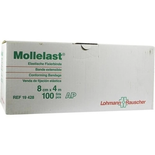 MOLLELAST 8CM4m WEISS 19428 LOSE FALTSCHACHTEL, 100 Stk., Lohmann & Rauscher GmbH & Co. KG