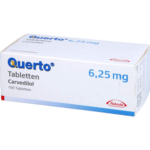QUERTO 6,25 mg Tabletten, 100 Stk., TAKEDA GmbH