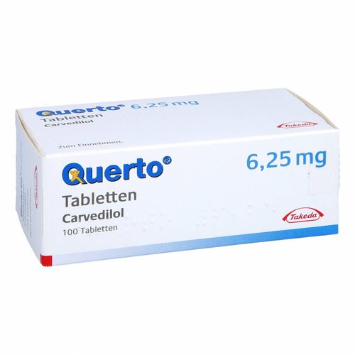QUERTO 6,25 mg Tabletten, 100 Stk., TAKEDA GmbH