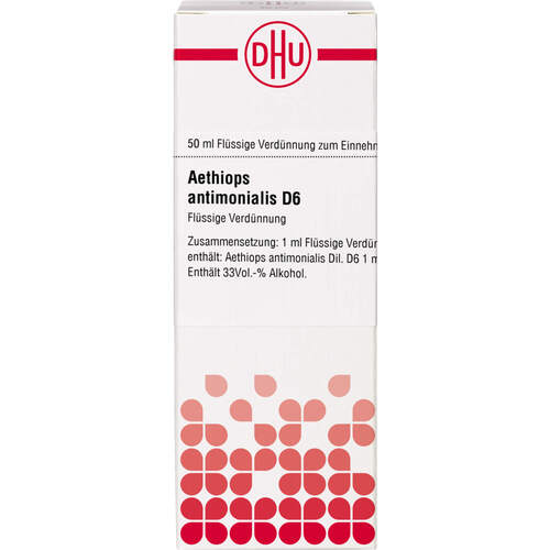 AETHIOPS ANTIMONIALIS D 6 Dilution, 50 ml, DHU-Arzneimittel GmbH & Co. KG