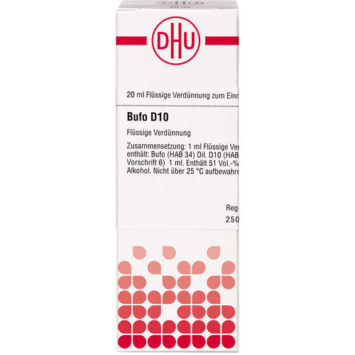 BUFO D10, 20 ml, Dhu-Arzneimittel GmbH & Co. KG