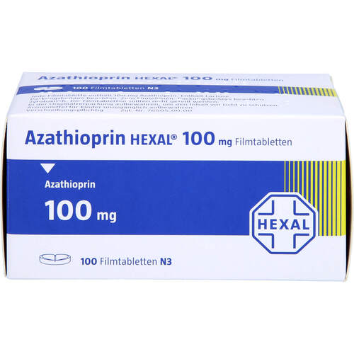 Azathioprin HEXAL 100mg Filmtabletten, 100 ST, HEXAL AG