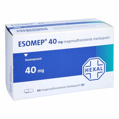 Esomep 40mg magensaftresistente Hartkapseln, 60 ST, HEXAL AG