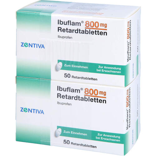 Ibuflam 800mg Retardtabletten, 100 Stk., Zentiva Pharma GmbH