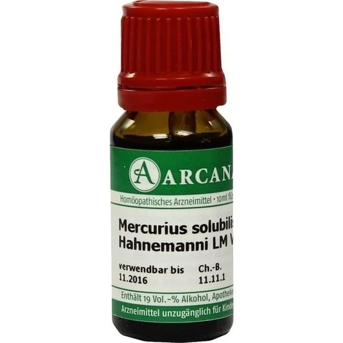 MERCURIUS SOLUB HAHN LM 6, 10 ml, ARCANA Dr. Sewerin GmbH & Co. KG
