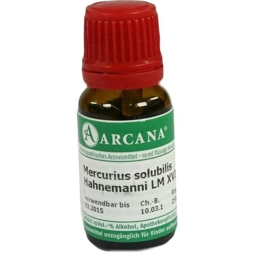 MERCURIUS SOLUB HAHN LM 18, 10 ml, ARCANA Dr. Sewerin GmbH & Co. KG