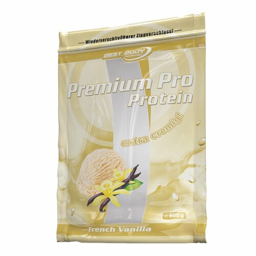 BBN Premium Pro French Vanillle Pulver, 500 g, Fitnesshotline GmbH