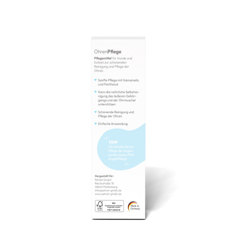 PHA OhrenPflege für Hunde, 100 ml, PetVet GmbH