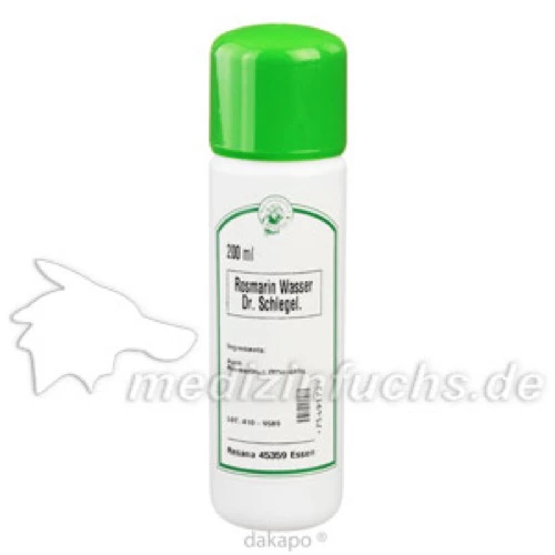 Rosmarinwasser Dr.Schlegel, 200 ml, Resana GmbH