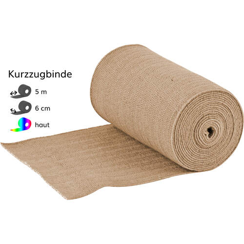 Kompressionsbinden Kurzzug 5mx6cm, 10 Stk., Abena GmbH