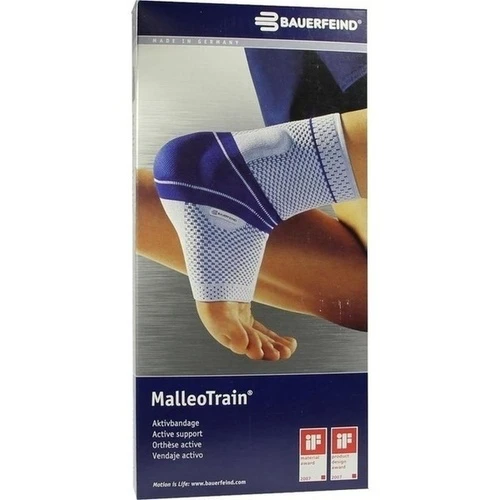 MalleoTrain schwarz links 4, 1 Stk., Bauerfeind AG / Orthopädie