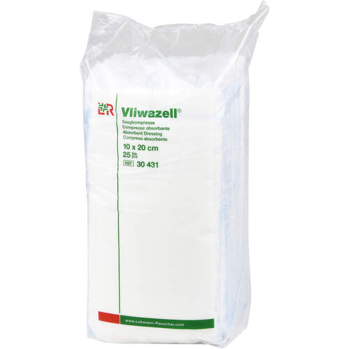 VLIWAZELL Kompressen 10x20cm unsteril, 25 Stk., 1001 Artikel Medical GmbH