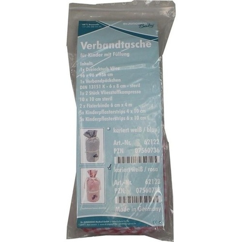 VERBANDTASCHE für Kinder mit Füllung weiß, 1 Stk., Dr. Junghans Medical GmbH