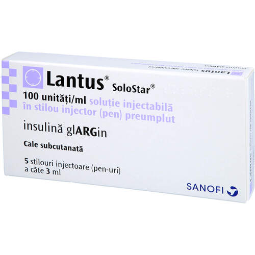Lantus 100E/ml SoloStar Fertigpen, 5x3 ml, CC Pharma GmbH Lantus 100E/ml SoloStar Fertigpen, 5x3 ml, CC Pharma GmbH