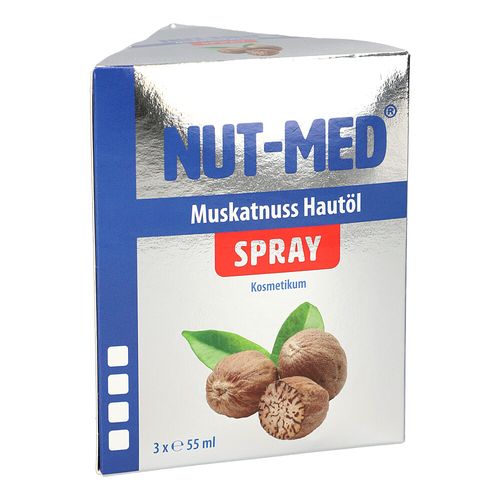 Nut-Med Muskatnuss Hautöl Spray, 3x55 ml, Hecht-Pharma GmbH