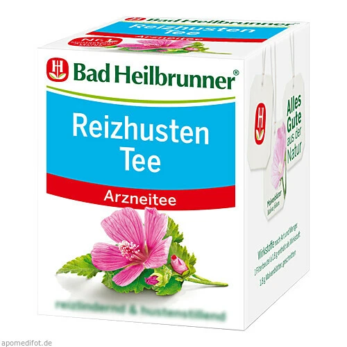 Bad Heilbrunner Reizhusten Tee, 8x1,8 g, Bad Heilbrunner Naturheilm. GmbH & Co. KG