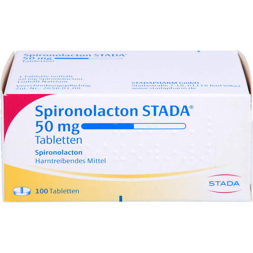 Spironolacton STADA 50mg Tabletten, 100 Stk., STADAPHARM GmbH