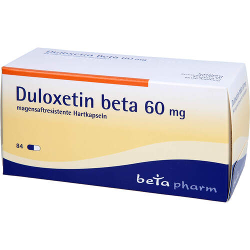Duloxetin beta 60 mg magensaftresistente Hartkaps., 84 Stk., betapharm Arzneimittel GmbH