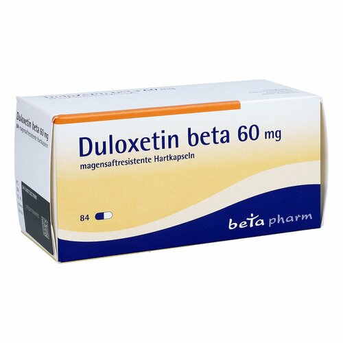 Duloxetin beta 60 mg magensaftresistente Hartkaps., 84 Stk., betapharm Arzneimittel GmbH