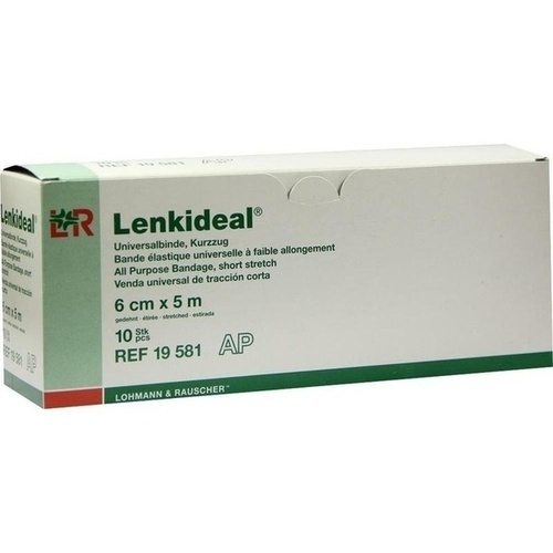 Lenkideal 5mx6cm ohne Verbandklammern weiß, 10 ST, Lohmann & Rauscher GmbH & Co. KG