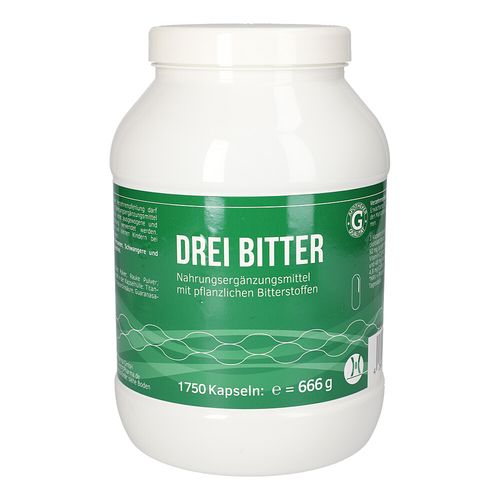 Drei Bitter Hecht Kapseln, 1750 Stk., Hecht-Pharma GmbH