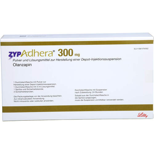 ZYPADHERA 300mg Plv.+Lsg.z.Her.e.Depot Inj.Susp., 1 Pck., Orifarm GmbH